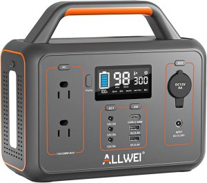 3. ALLWEI 300W Portable Power Station